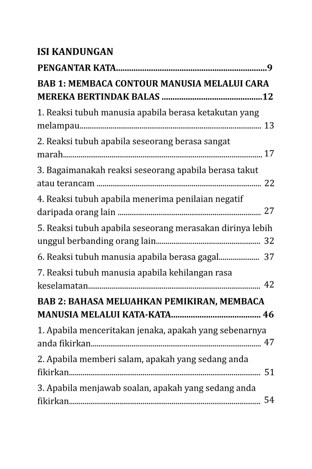 Halaman dalam — Isi kandungan